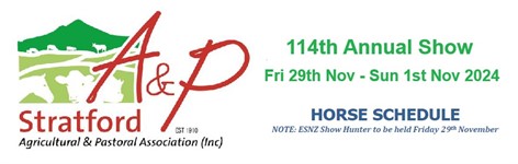 Stratford A&P Show 2024 - EQUESTRIAN