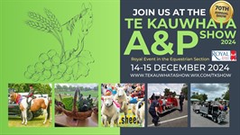 TE KAUWHATA A&P SHOW   + Royal Event - Equestrian Section  