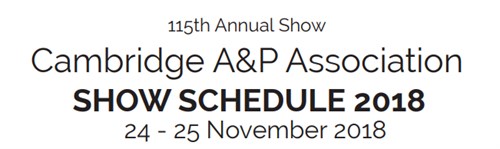 Cambridge A&P Show 2018