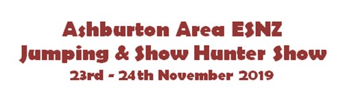 Ashburton Area ESNZ Show Jumping & Show Hunter Show