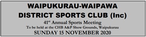 WAIPUKURAU-WAIPAWA DISTRICT SPORTS CLUB (Inc)